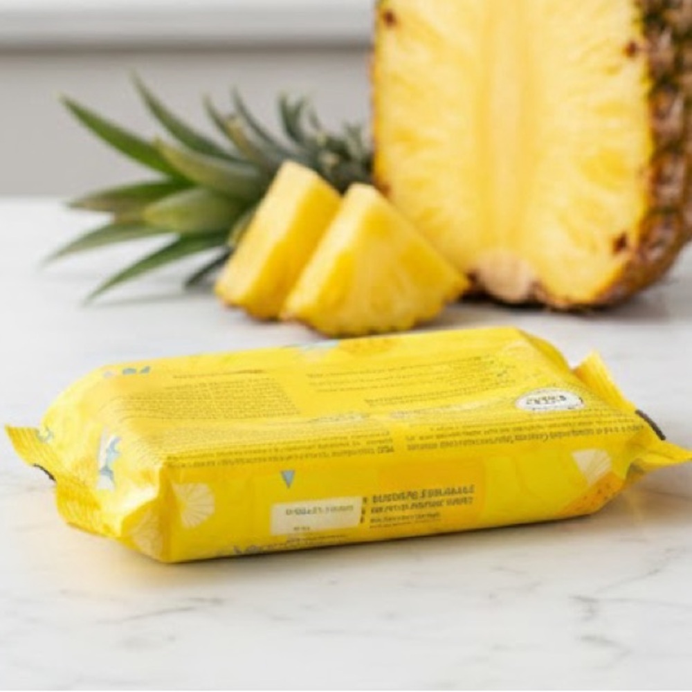 NWT Maske Lab Pineapple Cleansing Wipes – 30ct Biodegradable & Hydrating - Picture 2 of 2